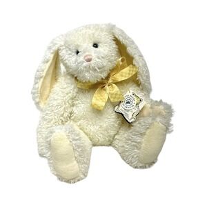 Boyds Bears Bearware Fluff Pufflepoof Hinged Curly White Plush Stuffed Animal